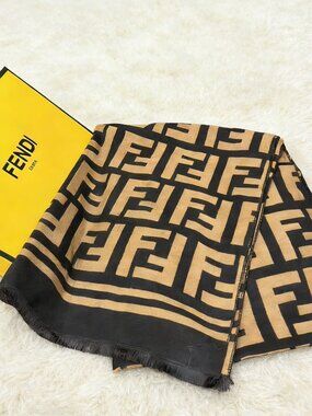 Fendi Oversized FF Logo Scarf